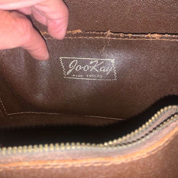 Joo Kay Hand Tooled Vintage Bag - Picture 4 of 5